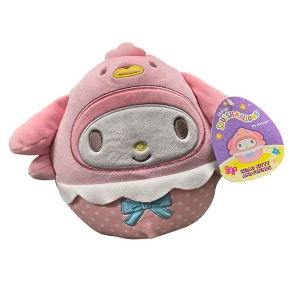 2025 Sanrio Hello Kitty & Friends x Squishmallow Easter My Melody As Chick 8"
